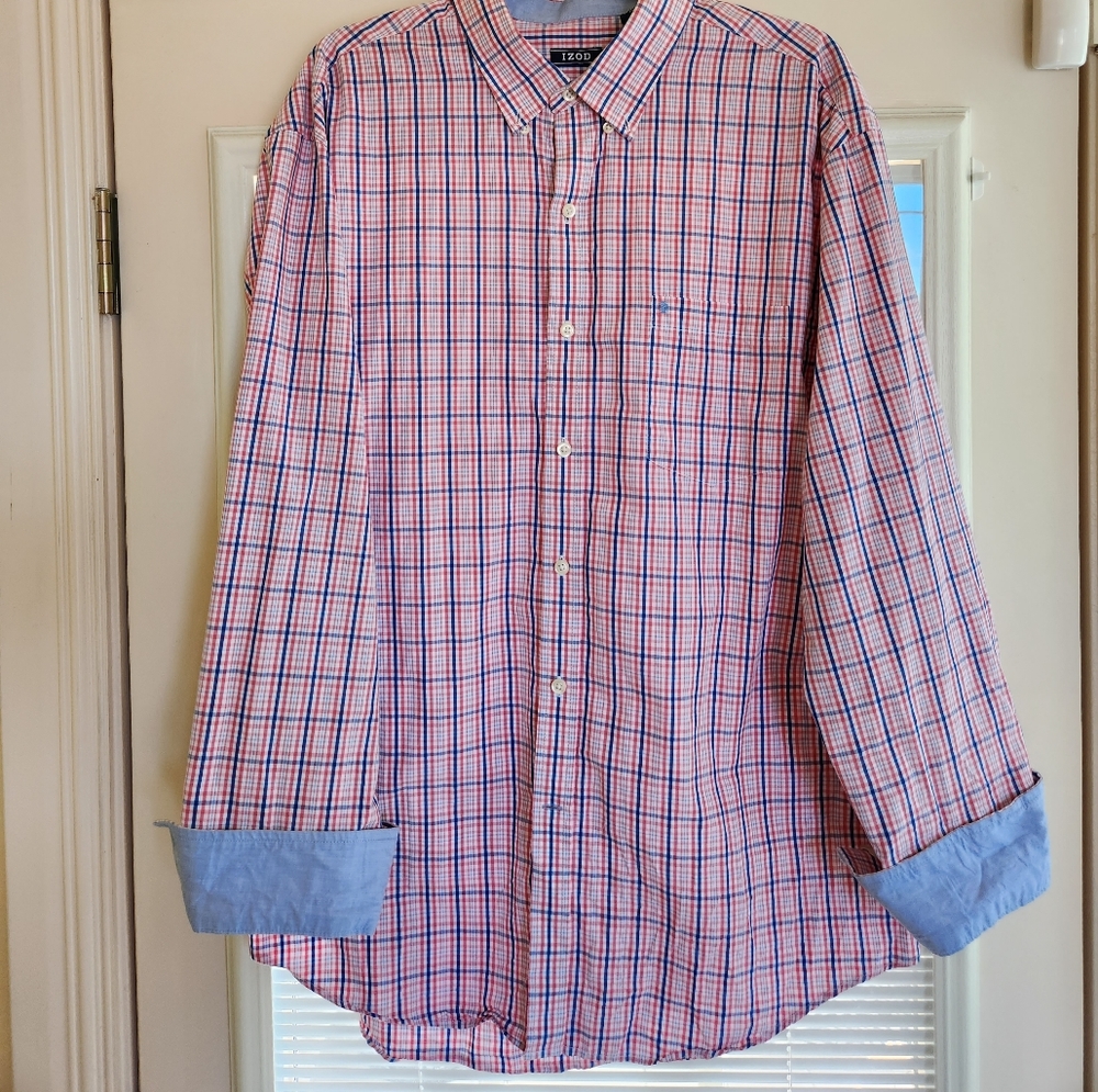 Izod men's button front dress shirt
